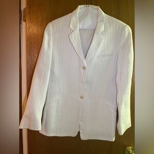 Vintage Giorgio Armani, Size 10, matching linen pants and blazer set